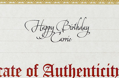 Calligraphy