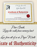 Personalised Inscription